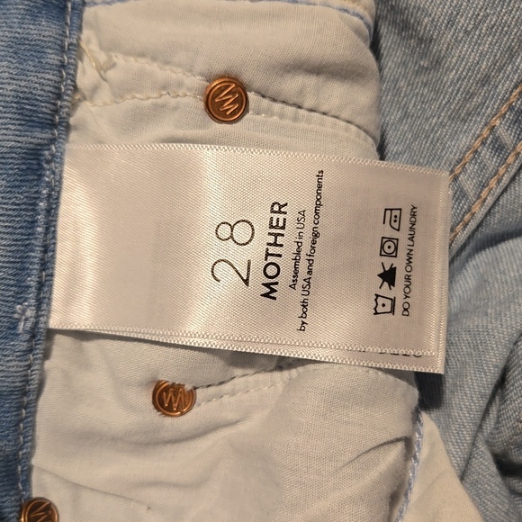 MOTHER Light Blue Women's Jeans - Picture 4 of 6